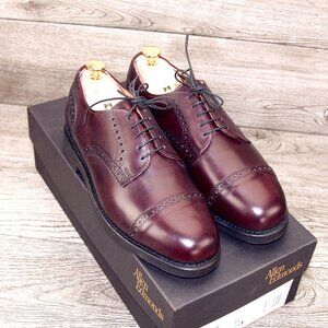* NIB * $395 Allen Edmonds BENTON 7 E Burgundy * add $15 new Cedar Trees
